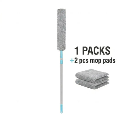 Flexible Gap Dusting Wand with Telescopic Extension Pole