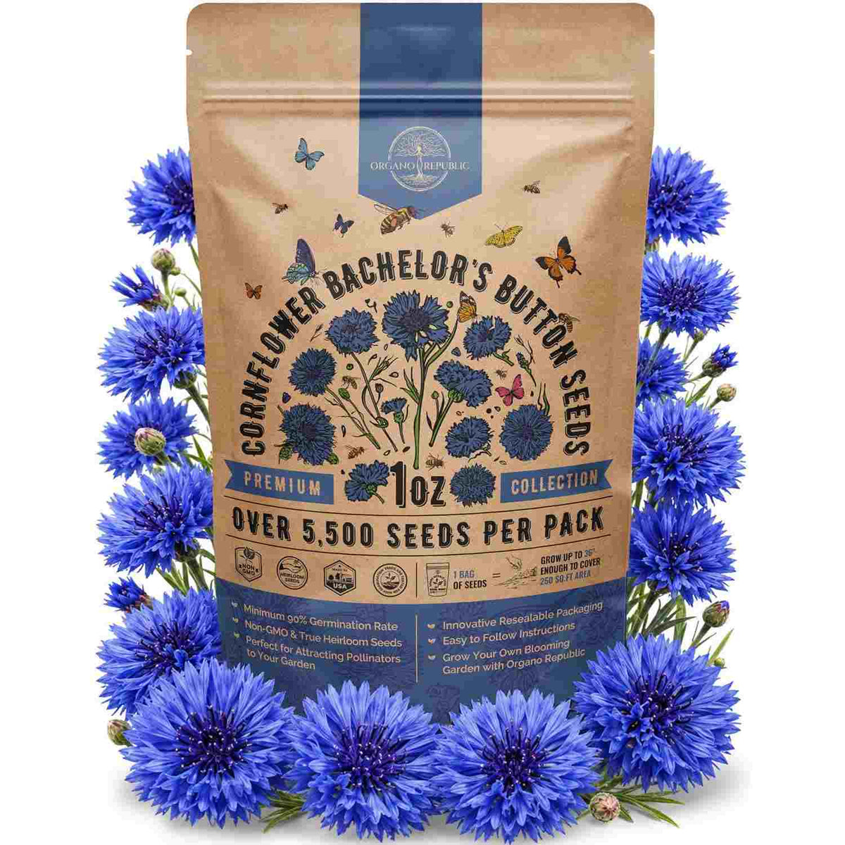 Premium Heirloom Flower Seeds for Vibrant Blooming Gardens