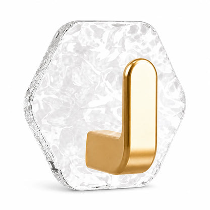 Luxury Crystal Self-Adhesive Wall Hooks – No Drilling Heavy Duty Adhesive Holders