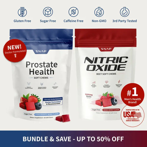Doctor-Formulated Men’s Health Soft Chews for Bladder, Vitality & Circulation