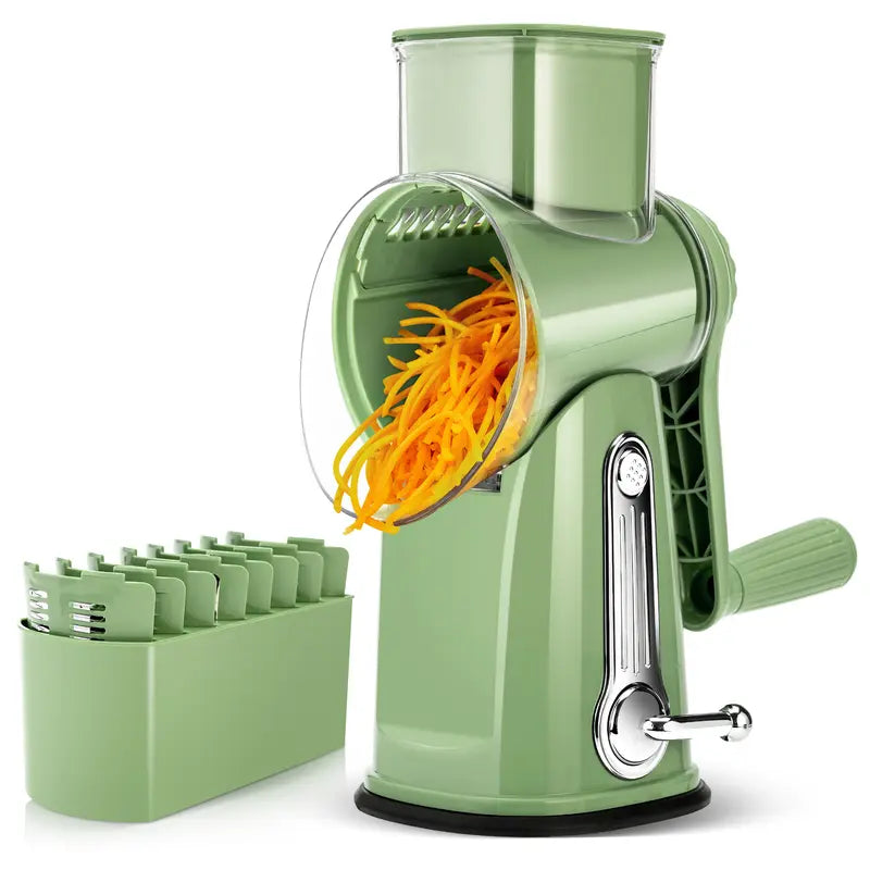Effortless Meal Prep in Seconds With 5 Interchangeable Stainless Blades