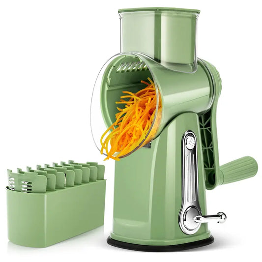 Effortless Meal Prep in Seconds With 5 Interchangeable Stainless Blades