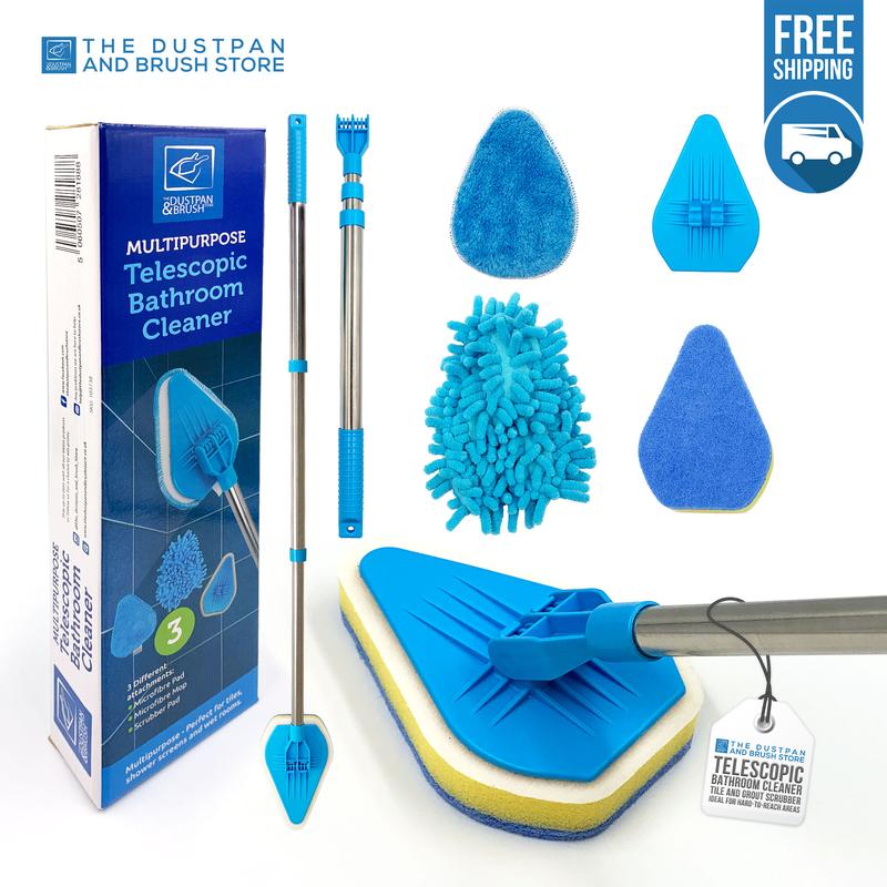 Reach high walls, deep corners and low surfaces with less bending and scrubbing effort.