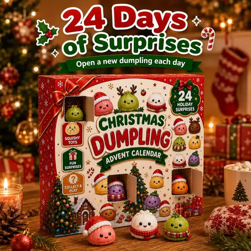 24-Day Christmas Dumpling Squishy Advent Calendar