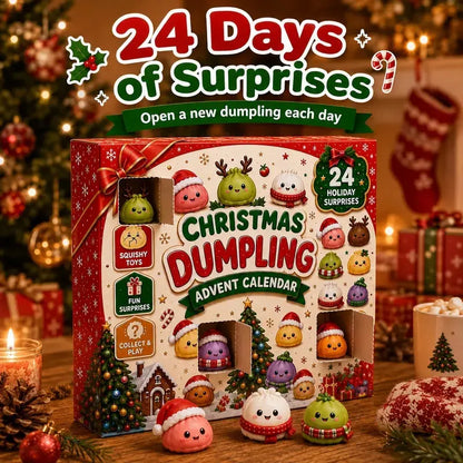 24-Day Christmas Dumpling Squishy Advent Calendar