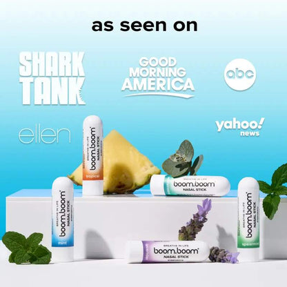 Instant Refresh Natural Aromatherapy Nasal Inhaler Stick