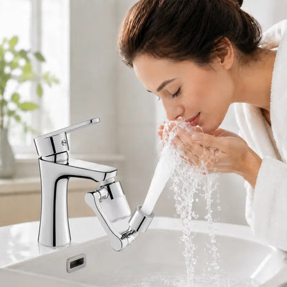 1080° Rotating Robotic Arm Faucet Aerator with Micro-Purification Filter