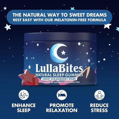 Natural Melatonin-Free Sleep Gummies – Wake Up Refreshed, No Morning Grogginess!