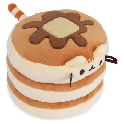 Ultra-Soft Stacked Pancake Cat Plush Cushion