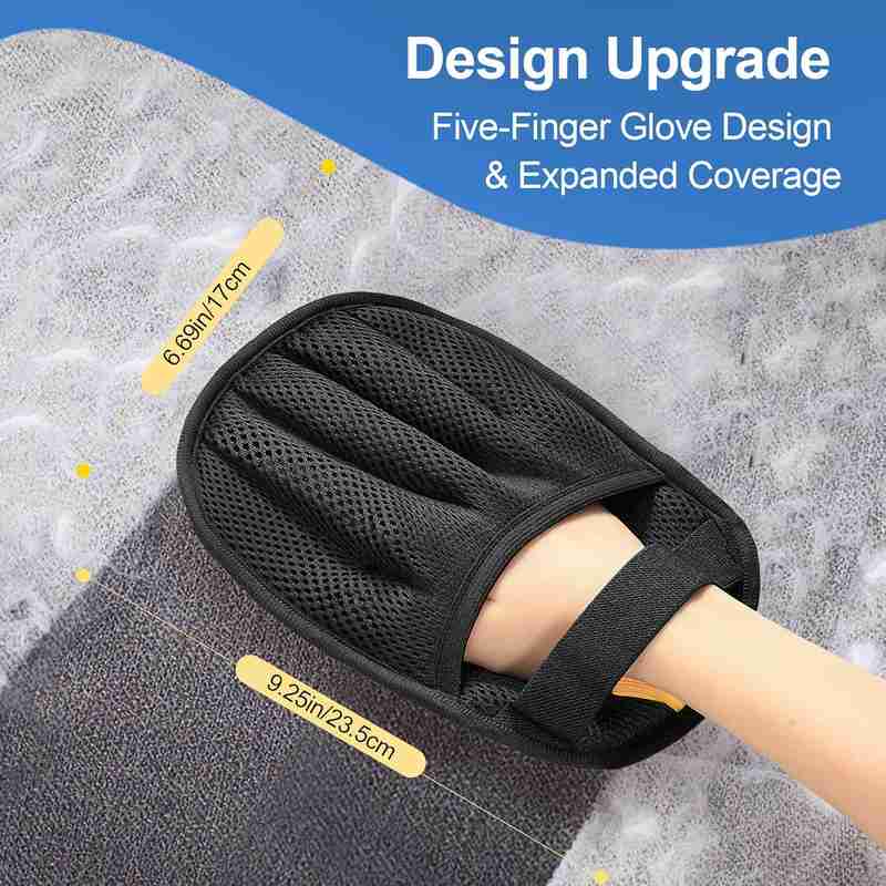 Effortless Electrostatic Pet Hair Remover Mitts – Instant Clean with Every Swipe