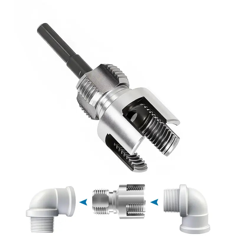Heavy-Duty Damaged Pipe Thread Extractor & Broken Screw Removal Tool