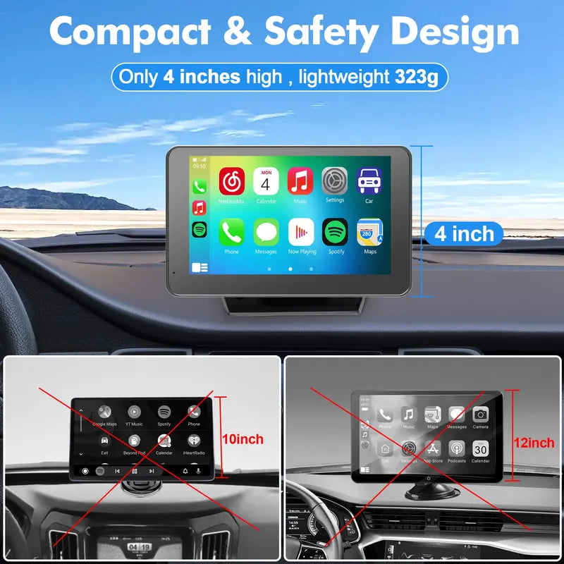 7 inch Drive Smarter with Smart Wireless Touchscreen Display & Instant GPS Navigation