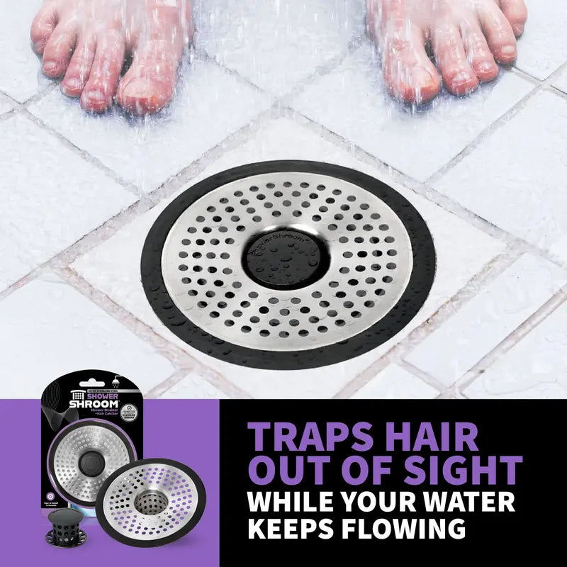 Universal Stainless Steel Shower Hair Catcher & Drain Protector