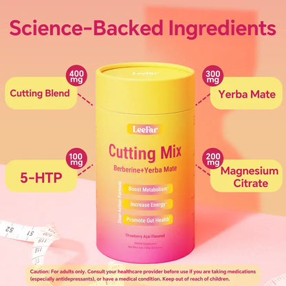 Boost Metabolism & Burn Fat Fast With Natural Berberine Cutting Drink Mix