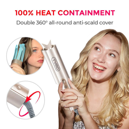 Automatic Air-Rotating Curler for Effortless Salon-Grade Waves