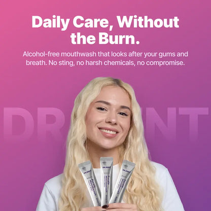 Yellow Teeth Gone In 30 Seconds With Purple Color Correcting Mouthwash