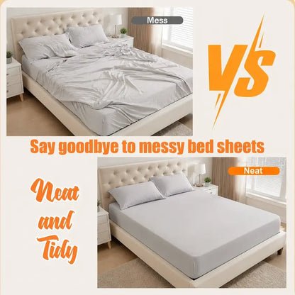 No-Lift Bed Sheet Holders: Lock Corners Tight & Never Tuck Again
