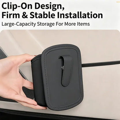 Universal Leather Car Vent & Backseat Storage Pocket