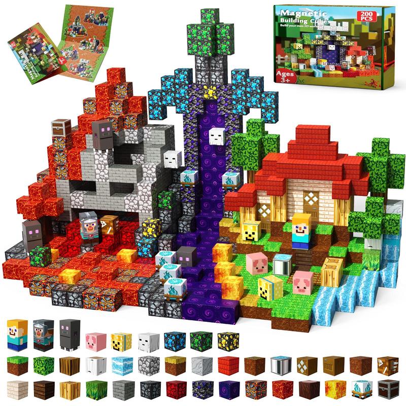 Magnetic Pixel World Building Blocks — Unlimited 3D World Creation for Kids