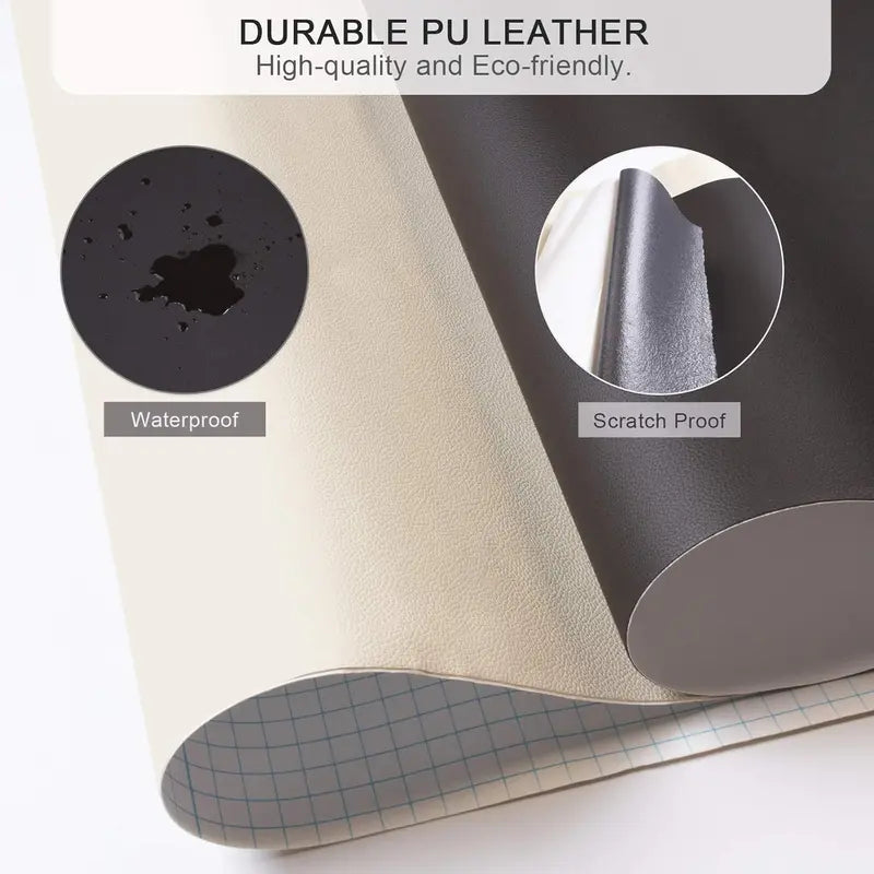 Self-Adhesive Leather Repair Patch Tape — Instant Peel & Stick Fix for Couches, Car Seats & Furniture