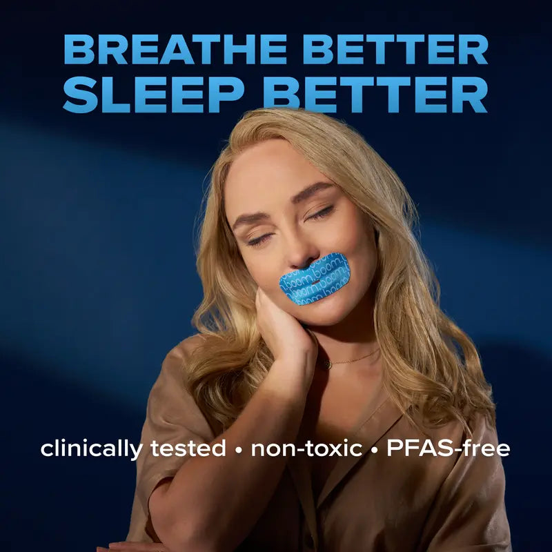 Sleep Deeper & Breathe Better with Gentle Nasal Breathing Tape