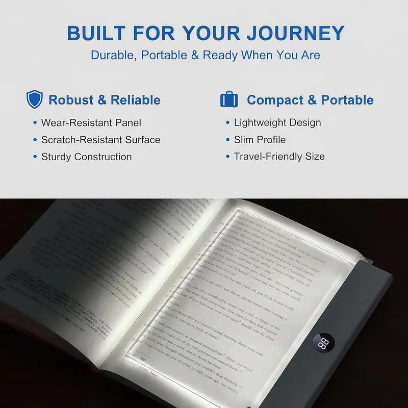 Rechargeable Full-Page Reading Light
