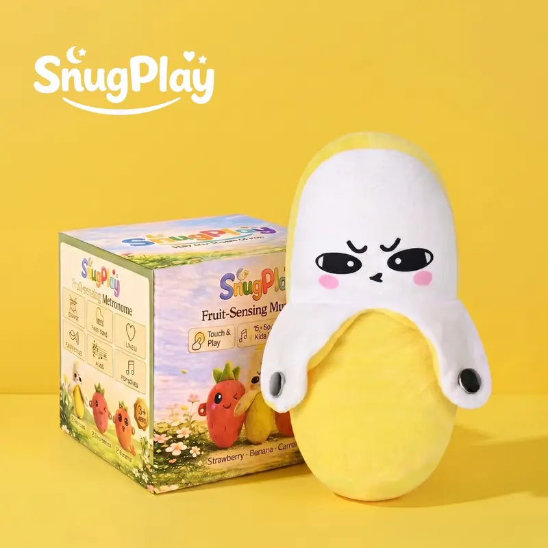 Interactive Musical Sensory Plush Toy – Touch-Activated Sounds for Parent-Child Play