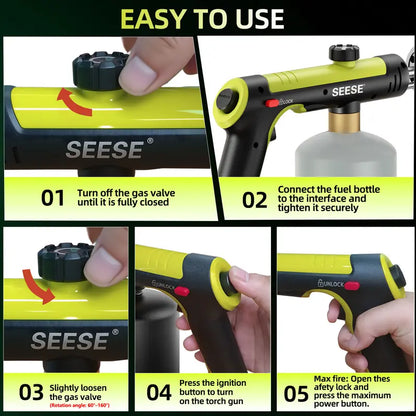 Instant One-Touch High-Power Propane Torch for Weed Burning & Grill Lighting
