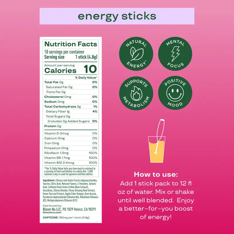 Clean Energy On-The-Go: Pure Focus, Zero Sugar Crash