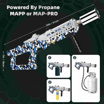 Blast Through Any Job: Ultra-Powerful Tactical Propane Torch Gun