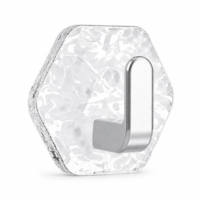 Luxury Crystal Self-Adhesive Wall Hooks – No Drilling Heavy Duty Adhesive Holders