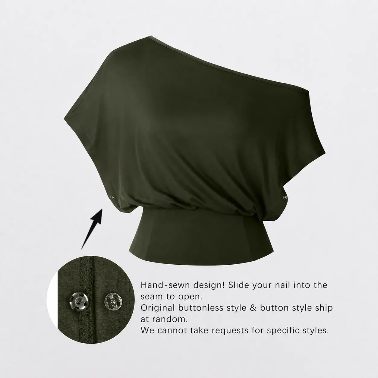 Effortless Chic Off-Shoulder Batwing Top — Silky Soft & Tummy-Slimming Fit