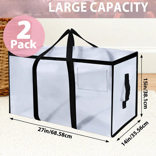 Heavy-Duty Waterproof Moving & Storage Totes