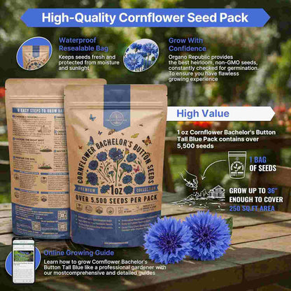 Premium Heirloom Flower Seeds for Vibrant Blooming Gardens