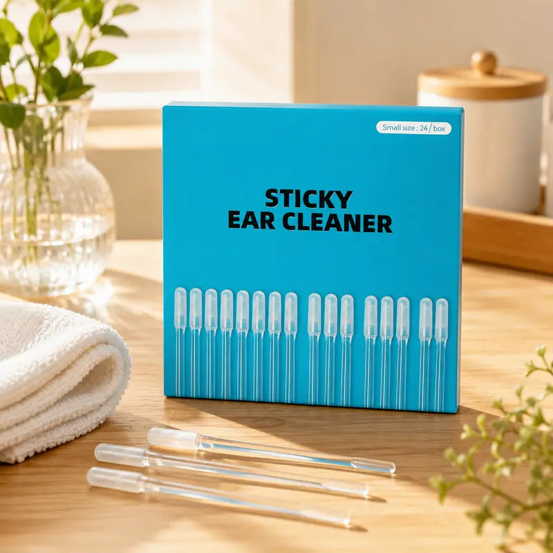 Gently Lift Wax & Debris with Adhesive Precision Swabs