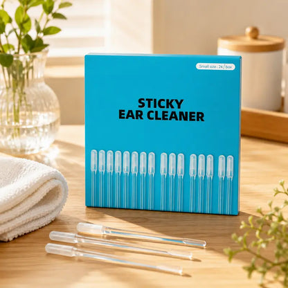 Gently Lift Wax & Debris with Adhesive Precision Swabs