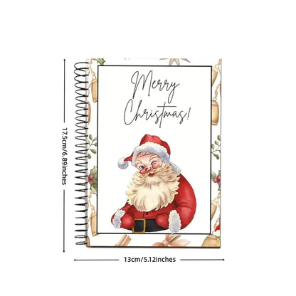 Festive Spiral Christmas Gift Card Booklet & Organizer