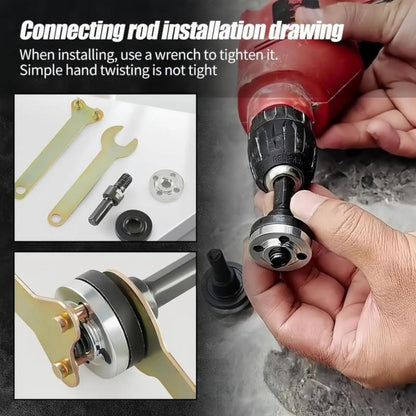 Turn Any Electric Drill Into a Powerful Angle Grinder in Seconds