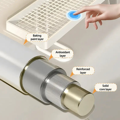 Zero-Drill Faucet Storage Rack: Instantly Double Your Sink Counter Space