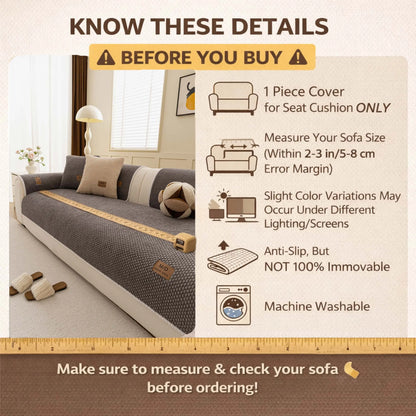 Non-Slip Pet-Friendly Sectional Couch Cover
