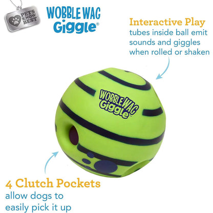 Interactive Giggle Sound Ball for All Size Dogs