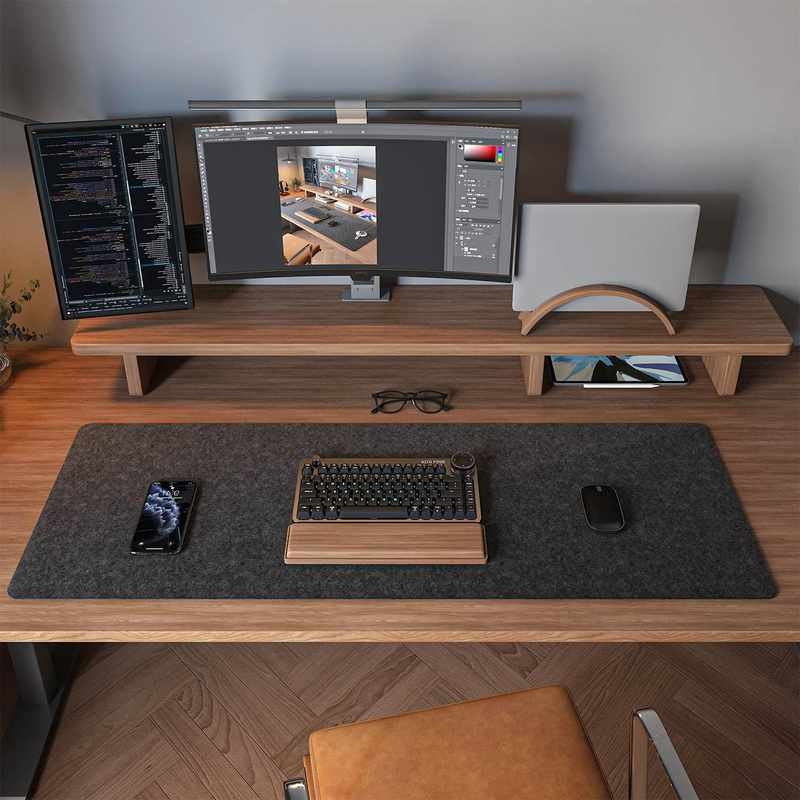 Premium Wool Felt Desk Pad – Ultimate Desk Protection & Smooth Mouse Precision