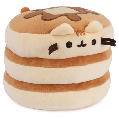 Ultra-Soft Stacked Pancake Cat Plush Cushion