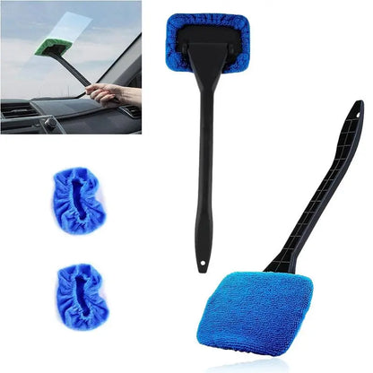 Effortless Reach, Flawless Clean: The Ultimate Long-Handle Microfiber Cleaning System