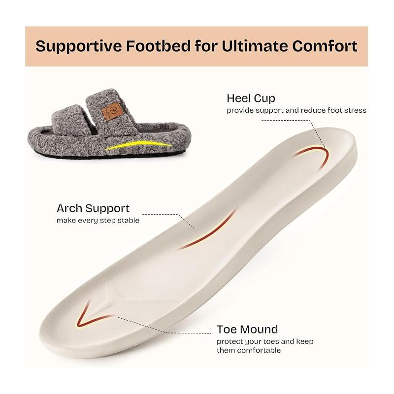 Ultra-Soft Cloud Memory Foam House & Outdoor Slippers
