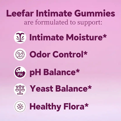 Feminine Probiotics Gummies: Restore Natural Intimate Moisture & Daily pH Balance