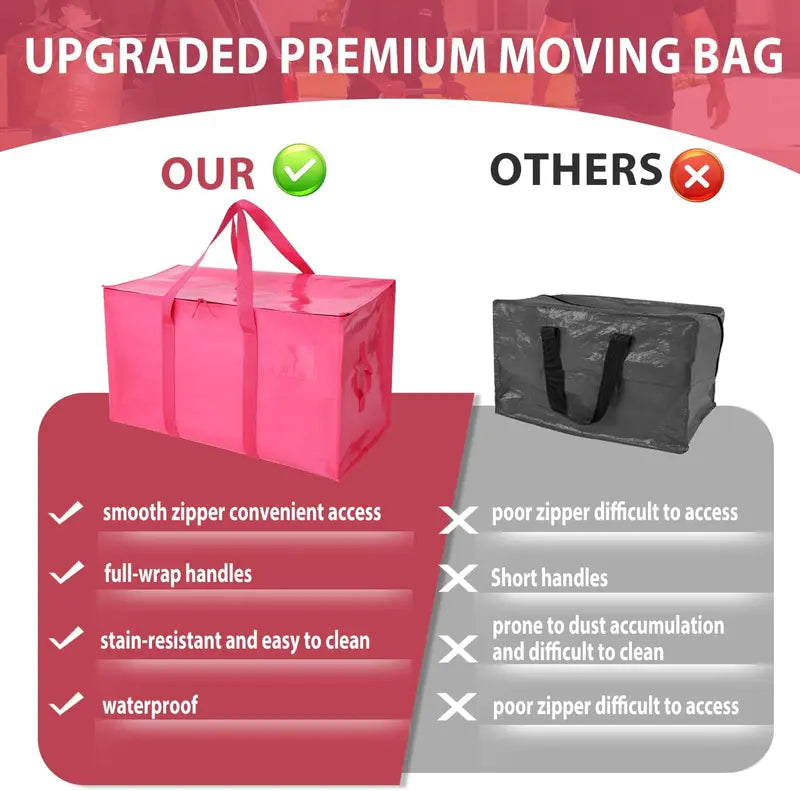 Heavy-Duty Waterproof Moving & Storage Totes