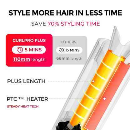 Automatic Air-Rotating Curler for Effortless Salon-Grade Waves