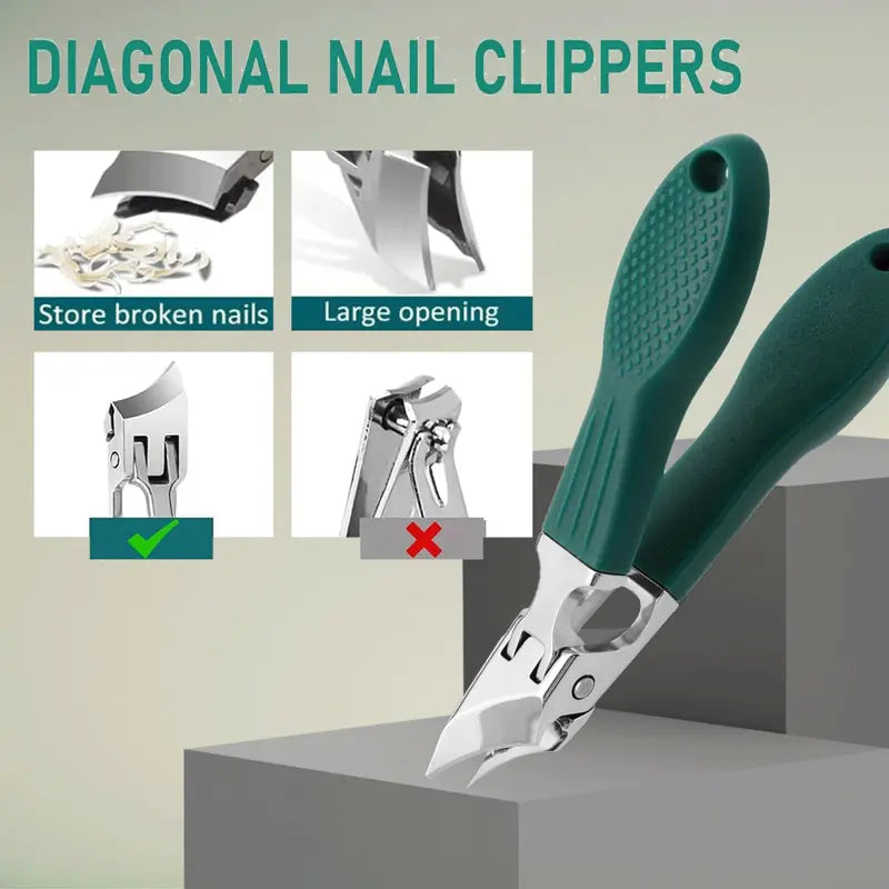 Precision Angled Clipper Kit for Thick & Ingrown Toenails