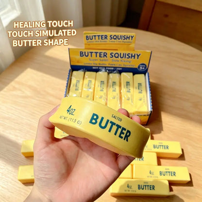 Ultra-Realistic Butter Squishy Toy: The Slow-Rising Stress Buster